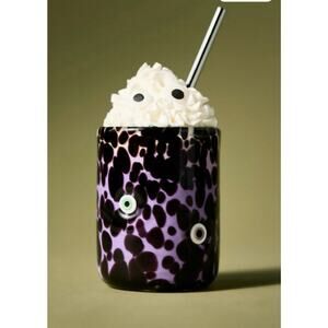 Anthropologie Mystic Icon Juice Glass, Evil Eye